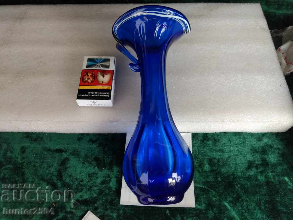 Vase, Magnificent Blue, Handmade with price 39.95 BGN | € 20.43 Vase, Magnificent Blue, Handmade with price 39.95 BGN | € 20.43