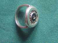 Silver ladies ring
