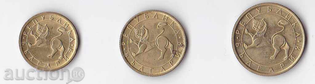 Bulgaria Lot of 3 coins since 1992 with price 1.30 BGN | € 0.66 Bulgaria Lot of 3 coins since 1992 with price 1.30 BGN | € 0.66
