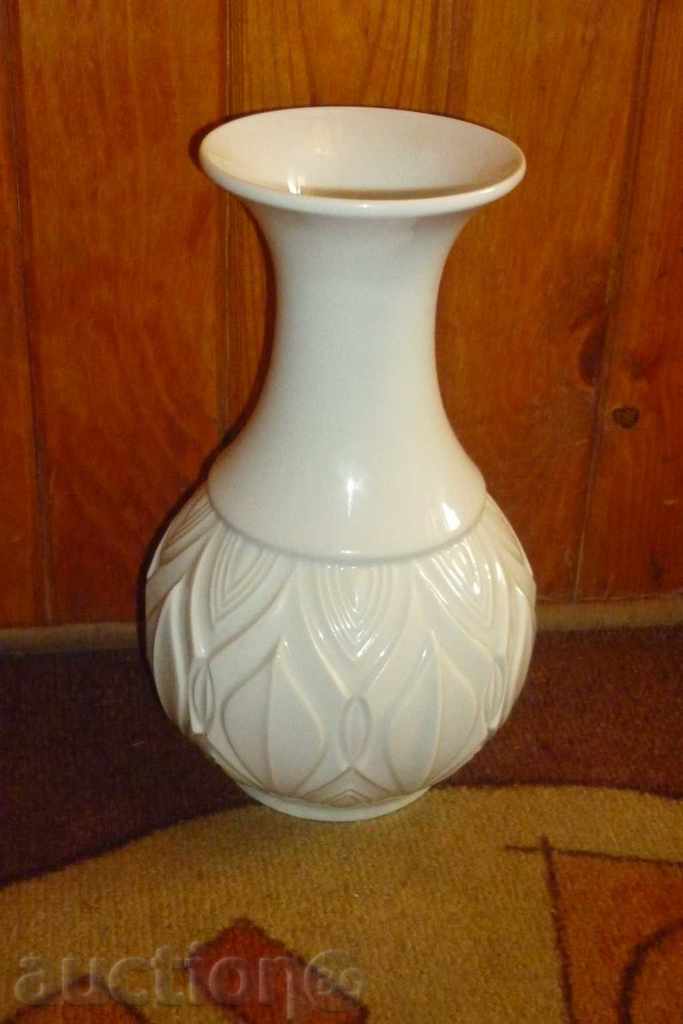 Old Bavarian porcelain - a vase
