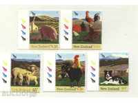 Чисти марки Фауна Година на Петела 2005 от Нова Зеландия