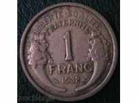 1 φράγκο 1932, η Γαλλία