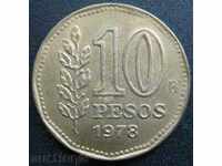 ARGENTINA 10 pesos - 1978