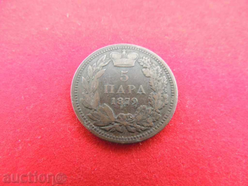 5 perechi 1879 Serbia-Colectie-CALITATE-