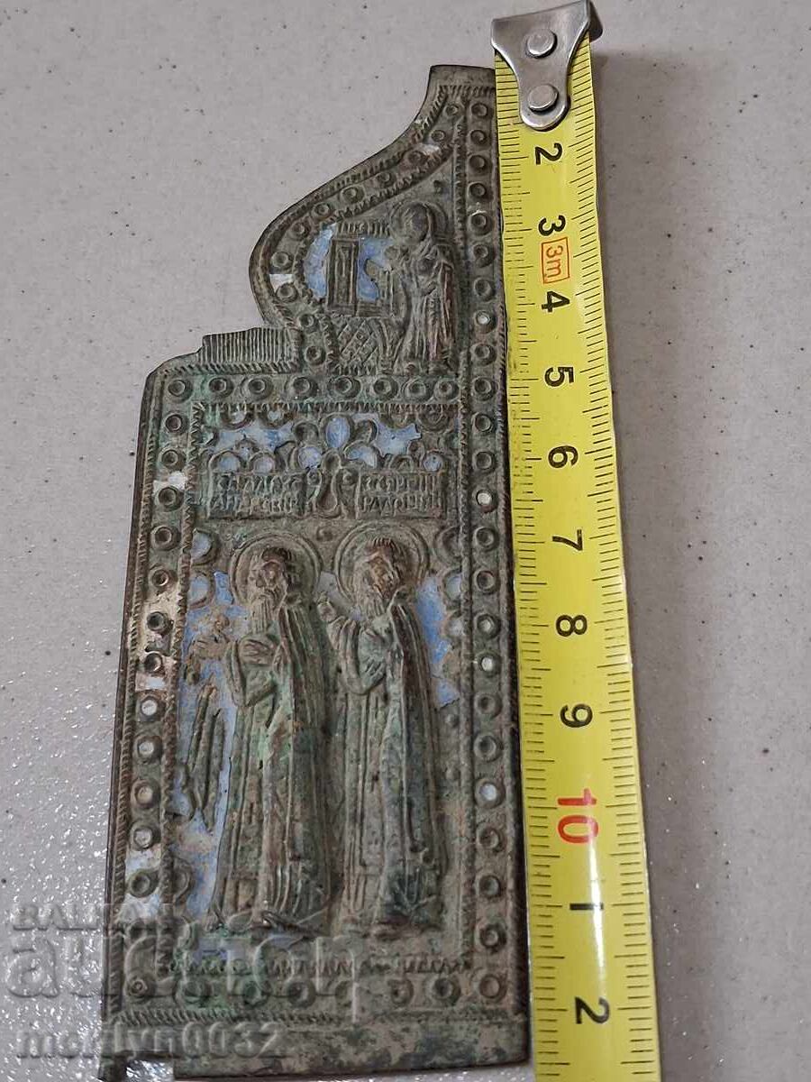 Usi de bronz emailate triptic Rusă - secolul al 19-lea cu preț 159.00 BGN | € 81.30