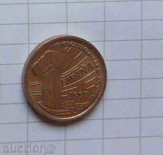 5 pesetas 1997. Spain with price 0.50 BGN | € 0.26 5 pesetas 1997. Spain with price 0.50 BGN | € 0.26