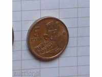 5 pesetas 1997g.Ispaniya