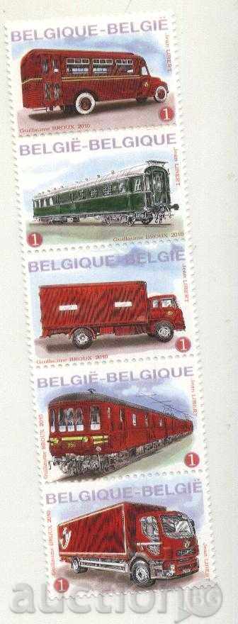 Καθαρίστε τα σήματα 2010 Ταχυδρομική μεταφορές από το Βέλγιο