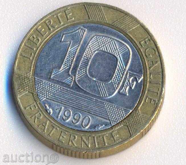 France 10 franci 1990