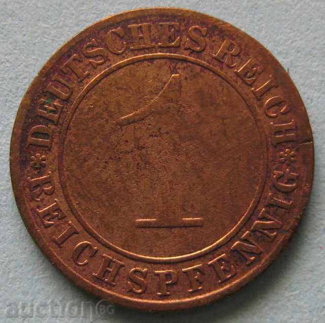 GERMANIA 1 penny 1924A