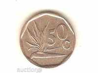 + South African Republic 50 centa 1991