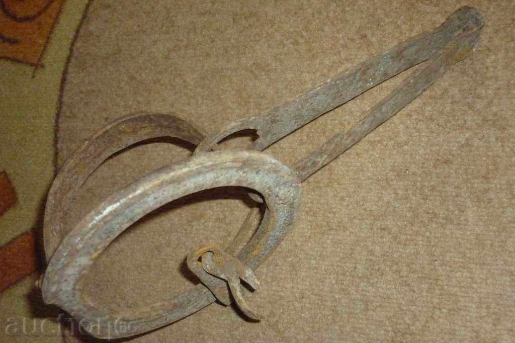 Auction An antique hand forged trap Auction An antique hand forged trap