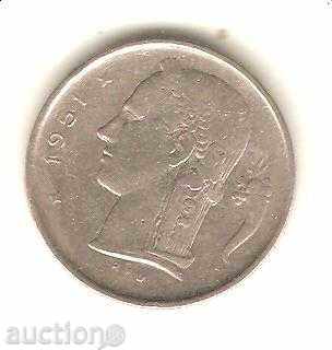 + Belgium 1 franc 1951 Dutch legend with price 0.80 BGN | € 0.41