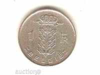 +Белгия  1  франк  1951 г. холандска легенда