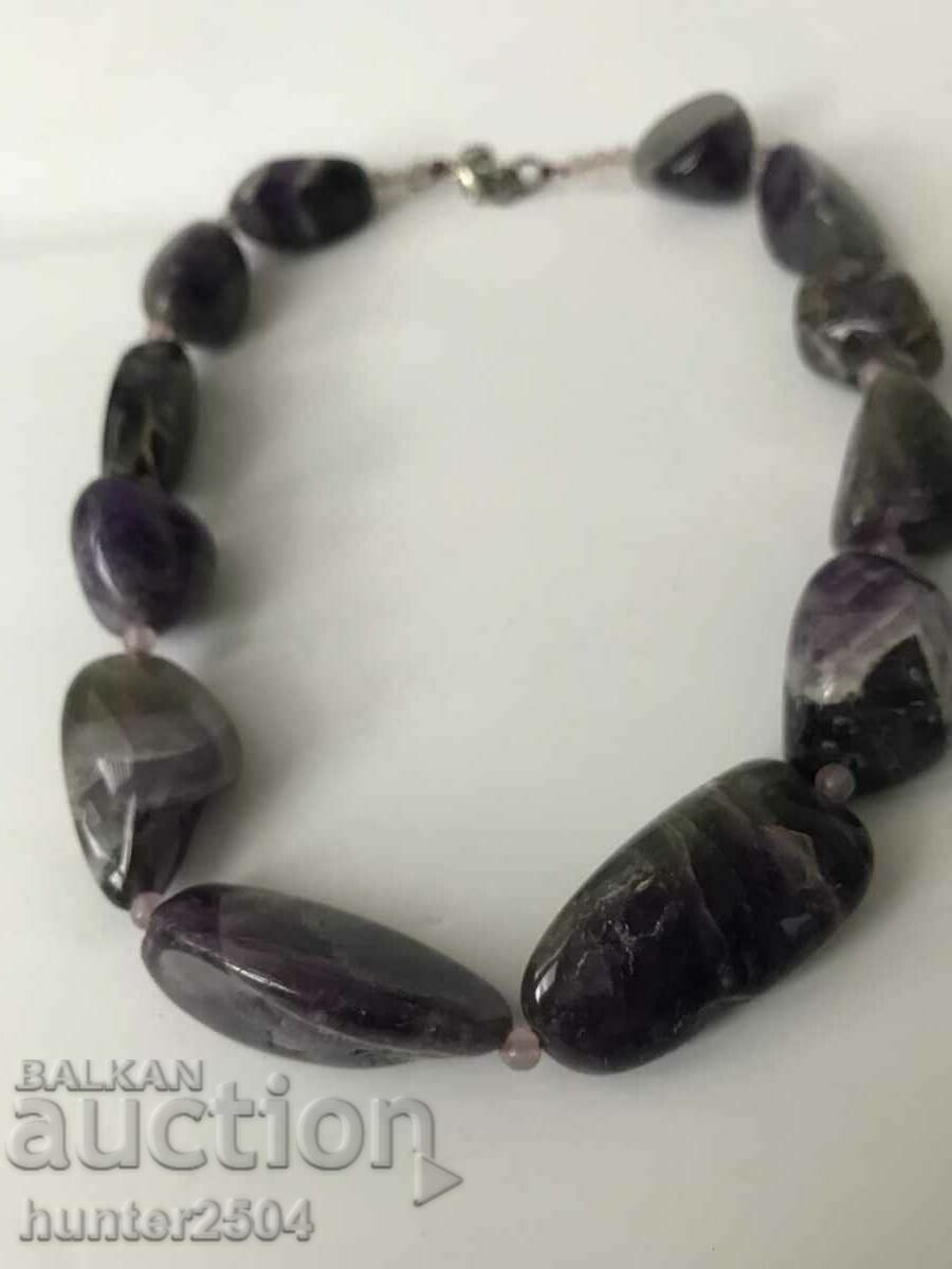 Necklace, amethyst necklace - 45 cm with price 54.95 BGN | € 28.10 Necklace, amethyst necklace - 45 cm with price 54.95 BGN | € 28.10