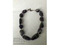 Necklace, amethyst necklace - 45 cm