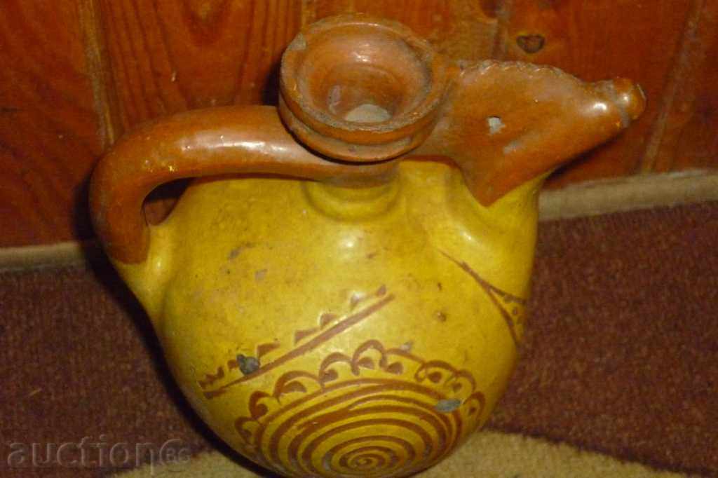 Ancient Bulgarian crown, vinegar, pitcher, ceramics with price 66.00 BGN | € 33.75 Ancient Bulgarian crown, vinegar, pitcher, ceramics with price 66.00 BGN | € 33.75