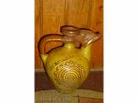 Ancient Bulgarian crown, vinegar, pitcher, ceramics