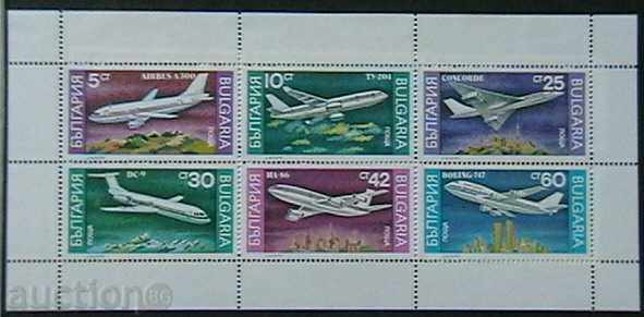1990 Reactive Passenger Airplanes - Small Sheet.