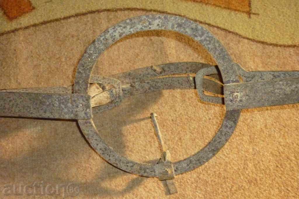 Auction An antique hand forged trap Auction An antique hand forged trap
