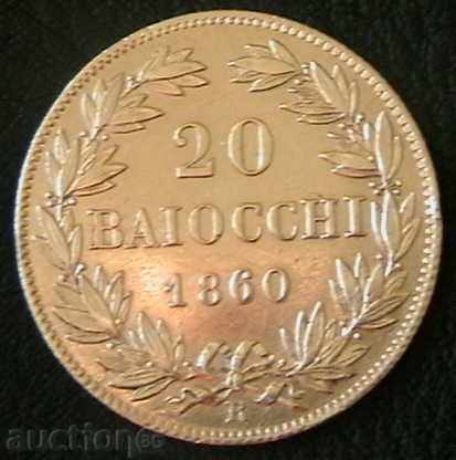 20 bayochi 1860, Βατικανό