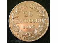 20 bayochi 1860, Βατικανό