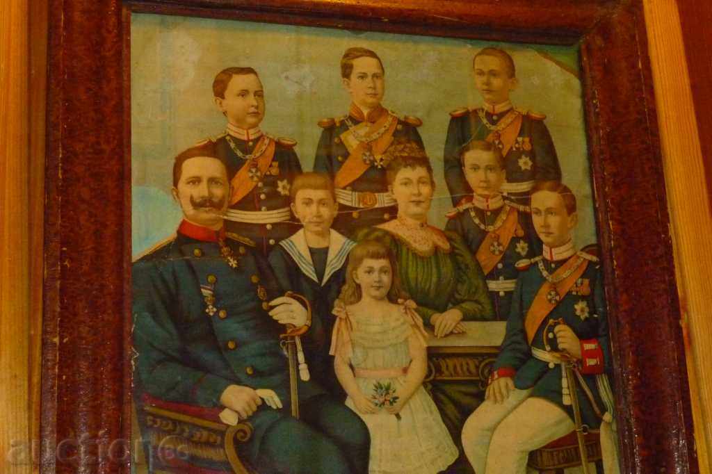 Vintage German lithograph, painting, portrait, panel - 6 Vintage German lithograph, painting, portrait, panel - 6