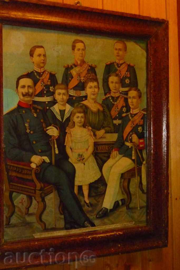 Vintage German lithograph, painting, portrait, panel - 7 Vintage German lithograph, painting, portrait, panel - 7