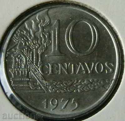 10 cent 1975, Brazil