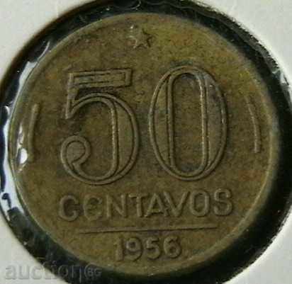 50 центаво 1956, Бразилия