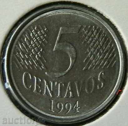 5 cent 1994, Brazil