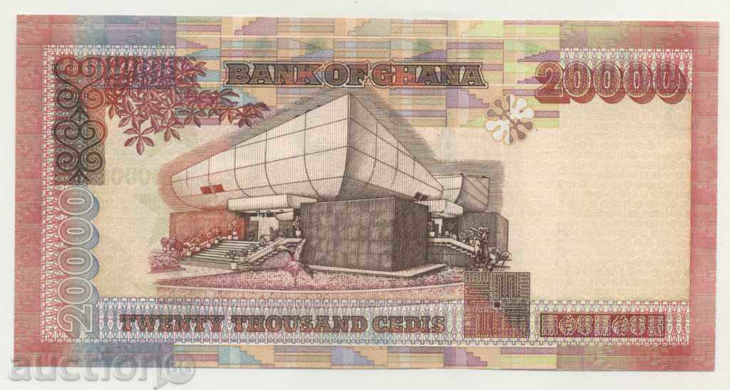 +++ GANA 20000 CEDI R 36 2002 UNC +++ with price 42.55 BGN | € 21.76 +++ GANA 20000 CEDI R 36 2002 UNC +++ with price 42.55 BGN | € 21.76