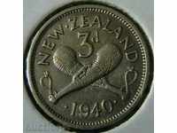 3 pence 1940, New Zealand