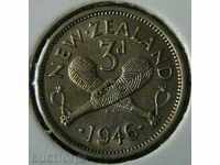 3 pence 1946, New Zealand