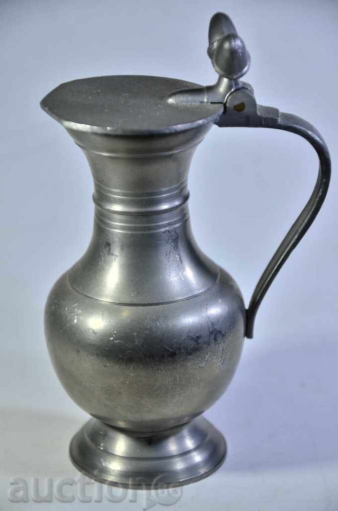 Διακοσμητικά μικρό κανάτα του ψευδαργύρου - 6