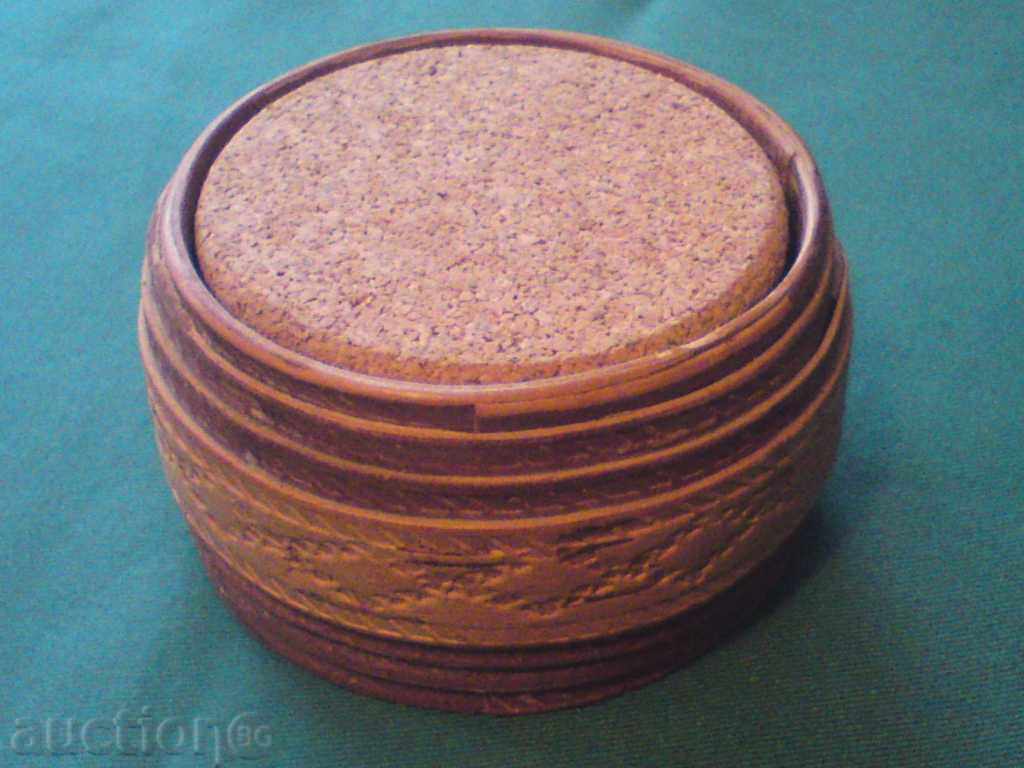 Cork plates - cup holders