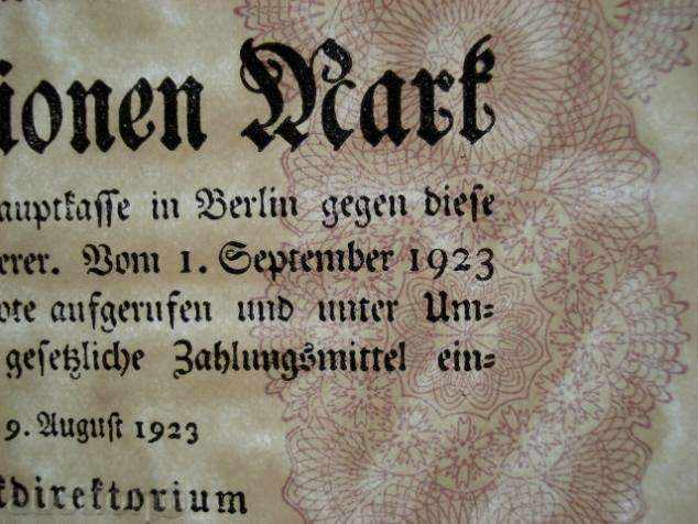(¯` '• .¸GERMANY 2 million marks 09.08.1923 UNC (2) ¸. •' ´¯) with price 5.00 BGN | € 2.56 (¯` '• .¸GERMANY 2 million marks 09.08.1923 UNC (2) ¸. •' ´¯) with price 5.00 BGN | € 2.56