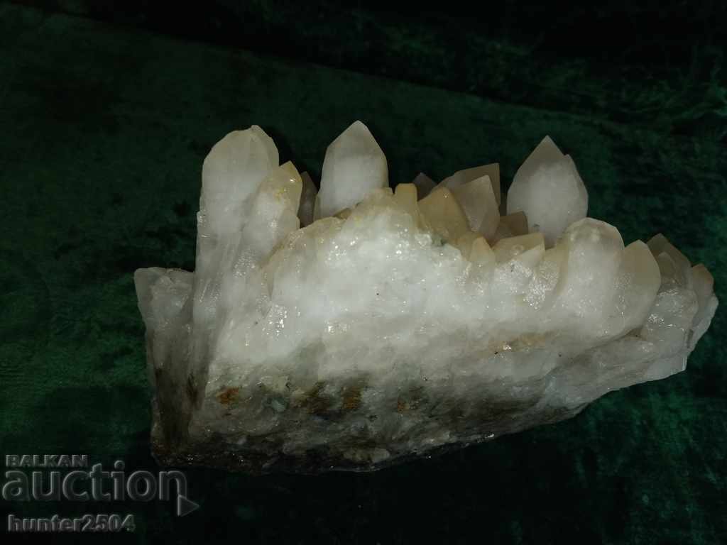 Quartz huge druse 25x18cm with galena and pyrite underneath. with price 119.95 BGN | € 61.33 Quartz huge druse 25x18cm with galena and pyrite underneath. with price 119.95 BGN | € 61.33
