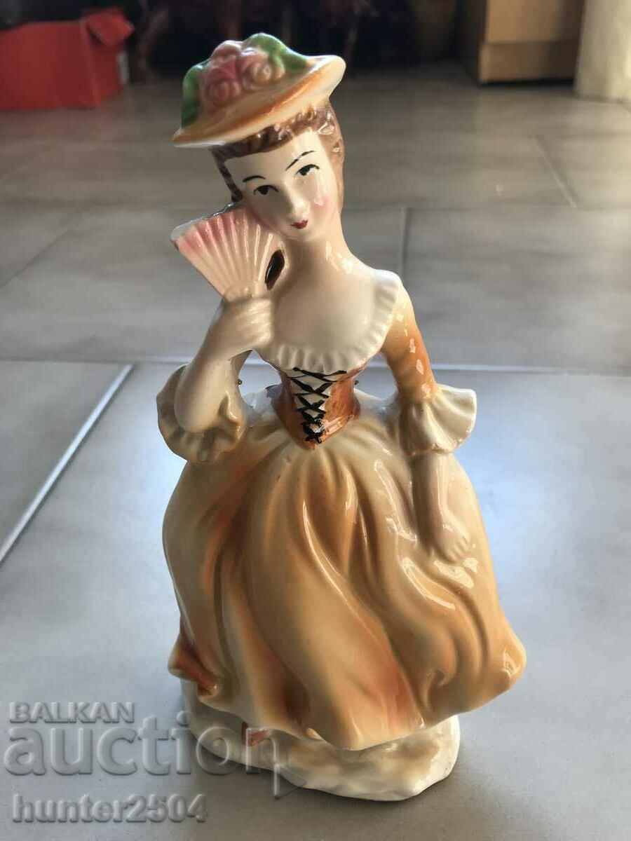 Statuetă Fată cu evantai-19 cmJaponia