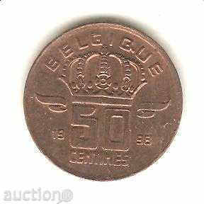 + Βέλγιο 50 centimes 1998 Γαλλικά θρύλος