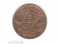 + Βέλγιο 50 centimes 1998 Γαλλικά θρύλος