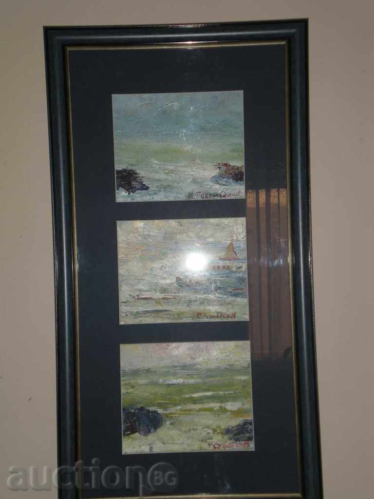 I sell a triptych to the artist. Todor Sarmadzhiev. with price 220.00 BGN | € 112.48 I sell a triptych to the artist. Todor Sarmadzhiev. with price 220.00 BGN | € 112.48