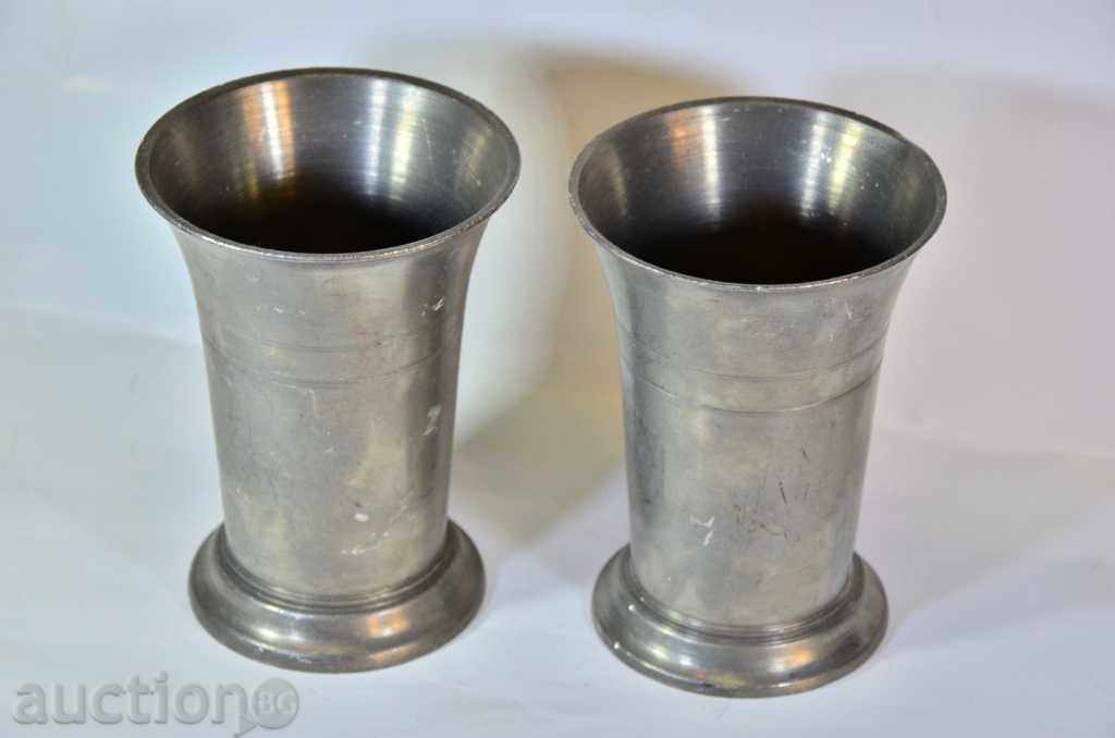 Δημοπρασία Διακοσμητικά ποτήρια ψευδαργύρου.