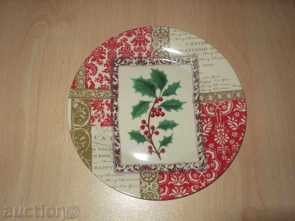 № 1157 plate of decorative porcelain ... diameter 20.5 cm with price 3.00 BGN | € 1.53 № 1157 plate of decorative porcelain ... diameter 20.5 cm with price 3.00 BGN | € 1.53