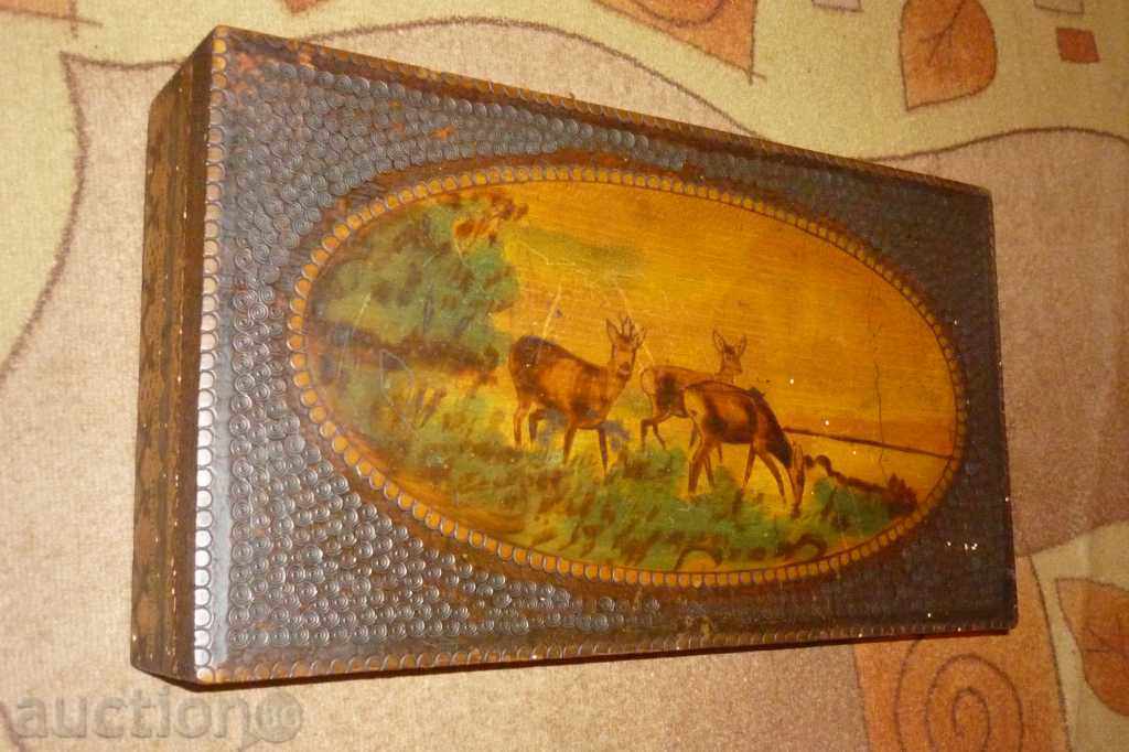 Ancient wooden pyrographic box - Kingdom of Bulgaria - 6