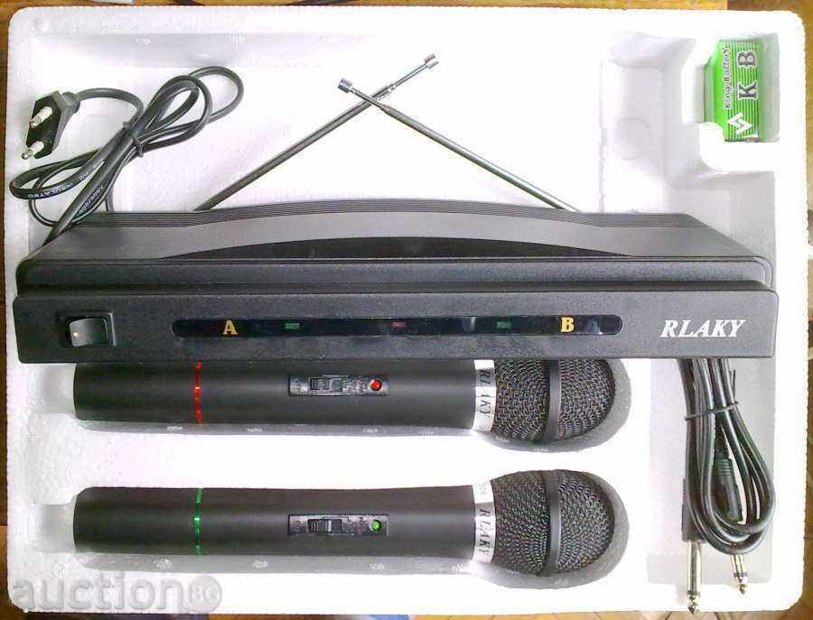 TWO WITHOUT WATER RECYCLING MICROPHONES WR-306 / Realky / with price 35.50 BGN | € 18.15 TWO WITHOUT WATER RECYCLING MICROPHONES WR-306 / Realky / with price 35.50 BGN | € 18.15