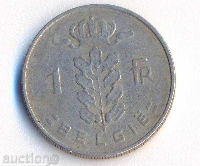 Belgia Belgie 1 Franc 1956