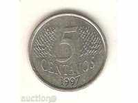 + Brazilia 5 centavos 1997