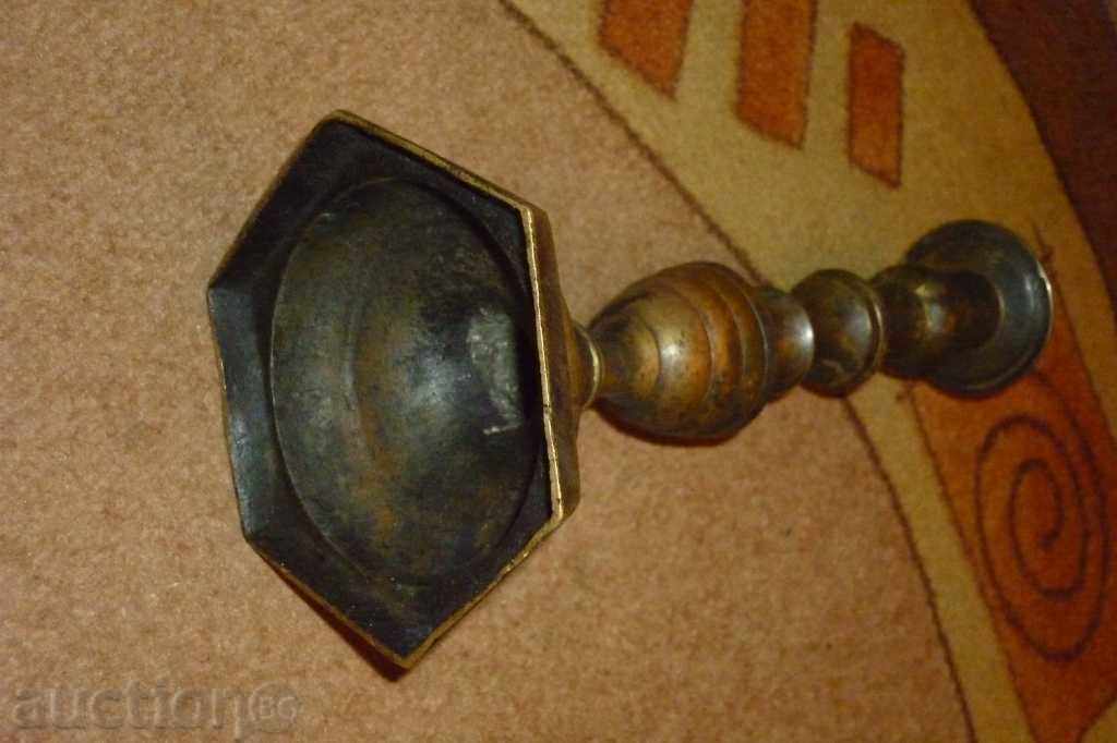 Auction Ancient candle holder from the second half of the 19th century Auction Ancient candle holder from the second half of the 19th century