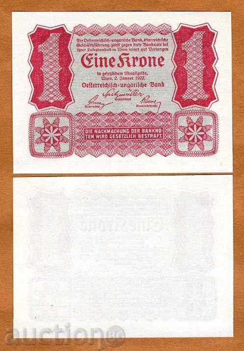 Austria 1 Krone 1922 UNC